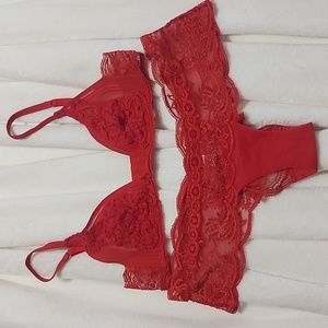 La Perla red set size 1
